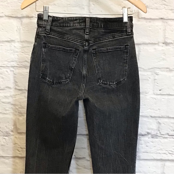 Abercrombie Fitch 00 Short (24S) Mom High Rise Jeans Curve Love Women’s Black - Picture 6 of 9